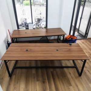 Bàn Họp Chân Sắt Chữ U 2m4 Cũ