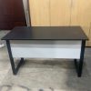 Bàn Làm Việc 1m2 Chân Sắt Cũ Mặt Gỗ Đen