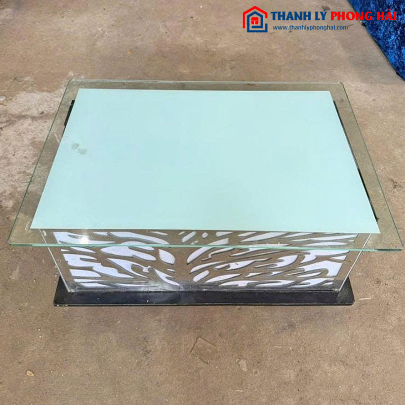 Bàn Sofa Mặt Kính Cũ