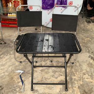 Bộ Bàn Ghế Cafe Gấp Gọn Cũ