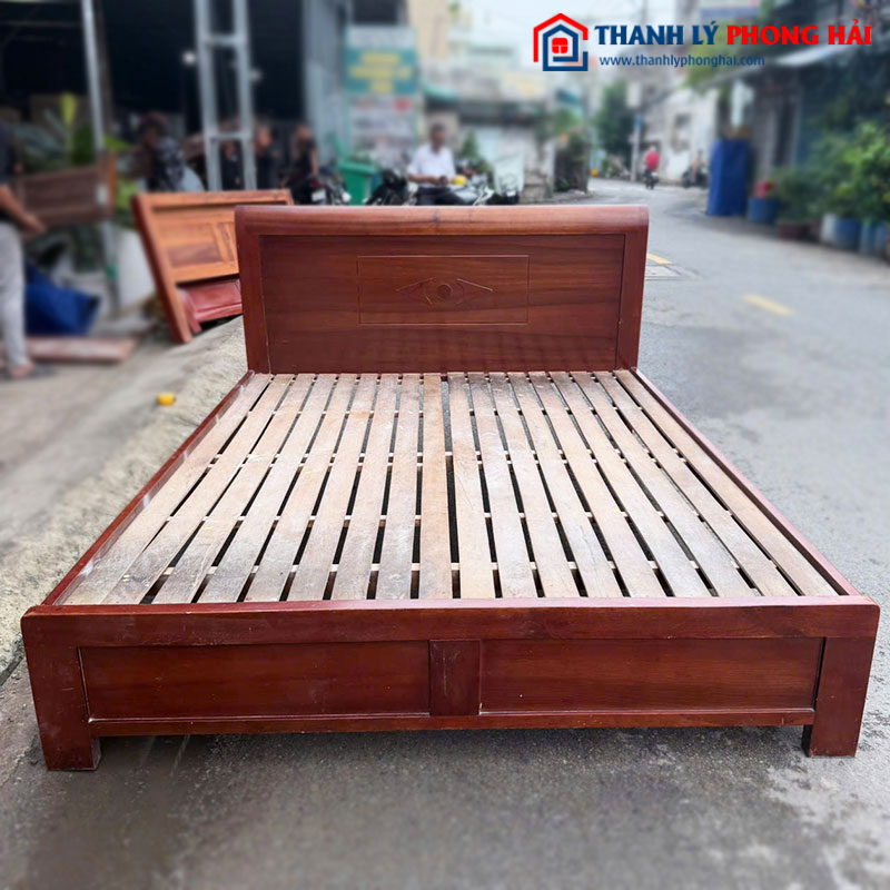  Giường Gỗ Dát Thanh Nan Thoáng Cũ 
