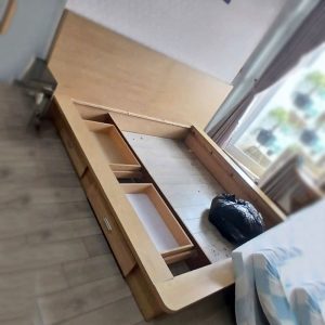 Giường Nhật 2m Gỗ Công Nghiệp Có Hộc Cũ