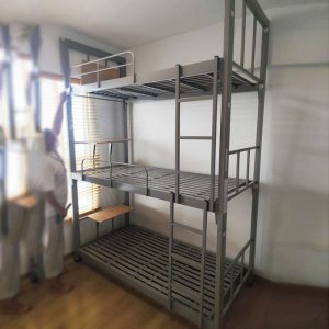 Giường Sắt Phòng Trọ 3 Tầng 1m Cũ