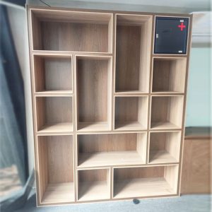 Kệ Sách Nhiều Ngăn 1m75 Gỗ Cũ