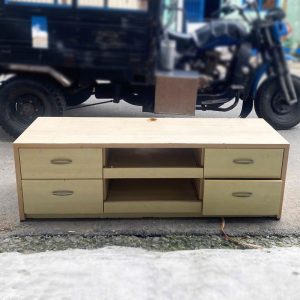Kệ Tivi 4 Hộc Kéo Gỗ Công Nghiệp Cũ