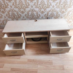 Kệ Tivi 4 Hộc Kéo Gỗ Công Nghiệp Cũ
