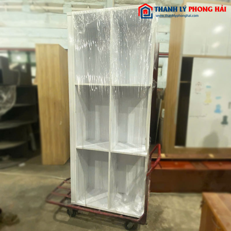 Kệ Trưng Bày 6 Ngăn Gỗ 1m8 Cũ