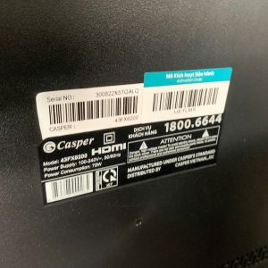 Tivi Casper 43 Inch 43FX6200 Có Wifi Cũ