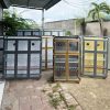 Tủ Chén Nhôm Kính Mới 99% Nhiều Ngăn Có Bánh Xe