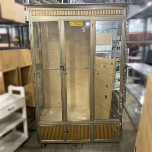 Tủ Quần Áo Alu Cánh Kính 1m17 Cũ