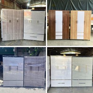 Tủ Quần Áo Nhựa 3 Cánh Mới 99% Có Hộc Kéo