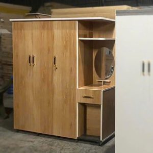 Tủ Quần Áo Nhựa 3 Cánh Mới 99% Kèm Bàn Trang Điểm