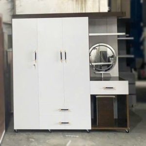 Tủ Quần Áo Nhựa 3 Cánh Mới 99% Kèm Bàn Trang Điểm