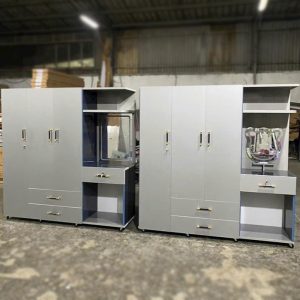 Tủ Quần Áo Nhựa 3 Cánh Mới 99% Kèm Bàn Trang Điểm