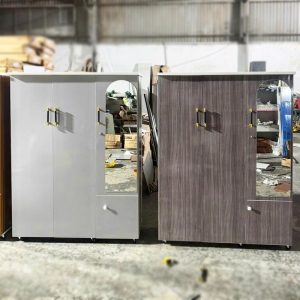 Tủ Quần Áo Nhựa 3 Cánh Mới 99% Kèm Gương Soi