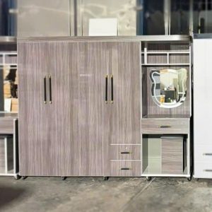 Tủ Quần Áo Nhựa 4 Cánh Mới 99% Kèm Bàn Trang Điểm