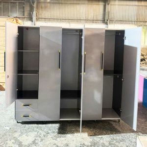 Tủ Quần Áo Nhựa 5 Cánh Mới 99% Có 3 Hộc Kéo