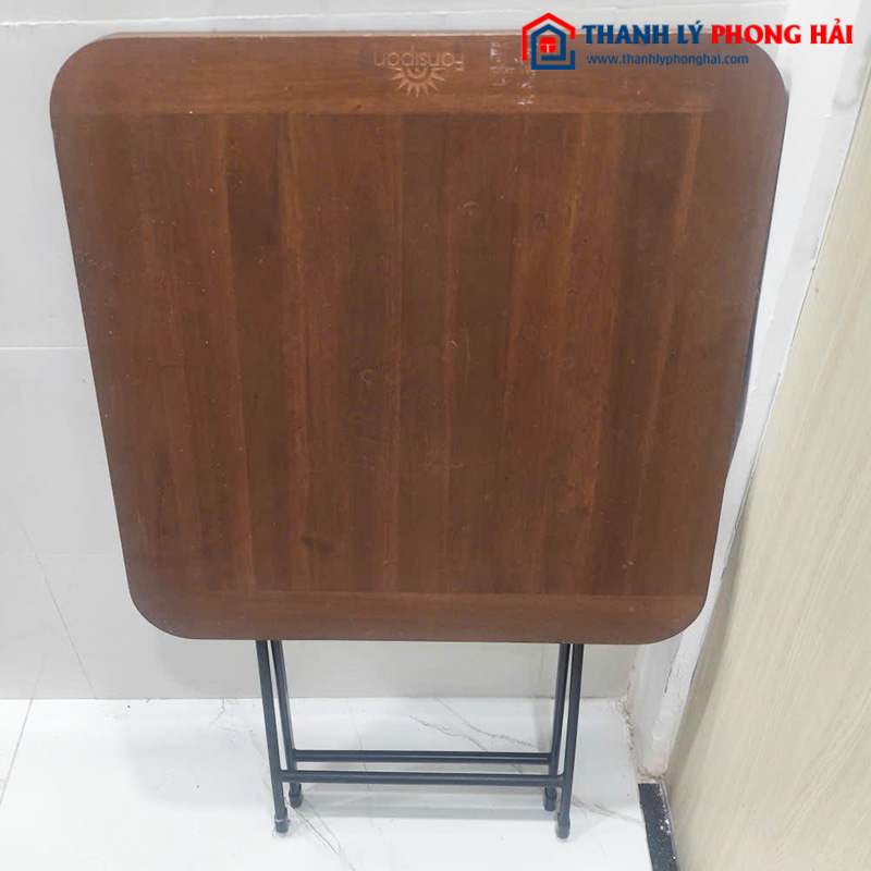 Bàn Fansipan Cafe Cũ Chân Sắt Gấp Gọn