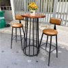 Bàn Ghế Bar Cao Kèm 2 Ghế Bọc Đệm Mới 99%