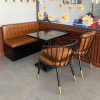 Bàn Ghế Sofa Cafe Bọc Da Mới 99%