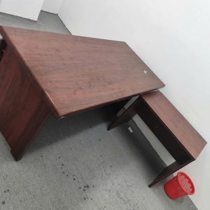 Bàn Giám Đốc Gỗ Kèm Bàn Phụ Góc L Cũ