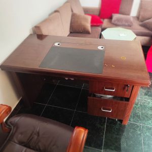 Bàn Giám Đốc Gỗ Kèm Hộc Tủ Cũ