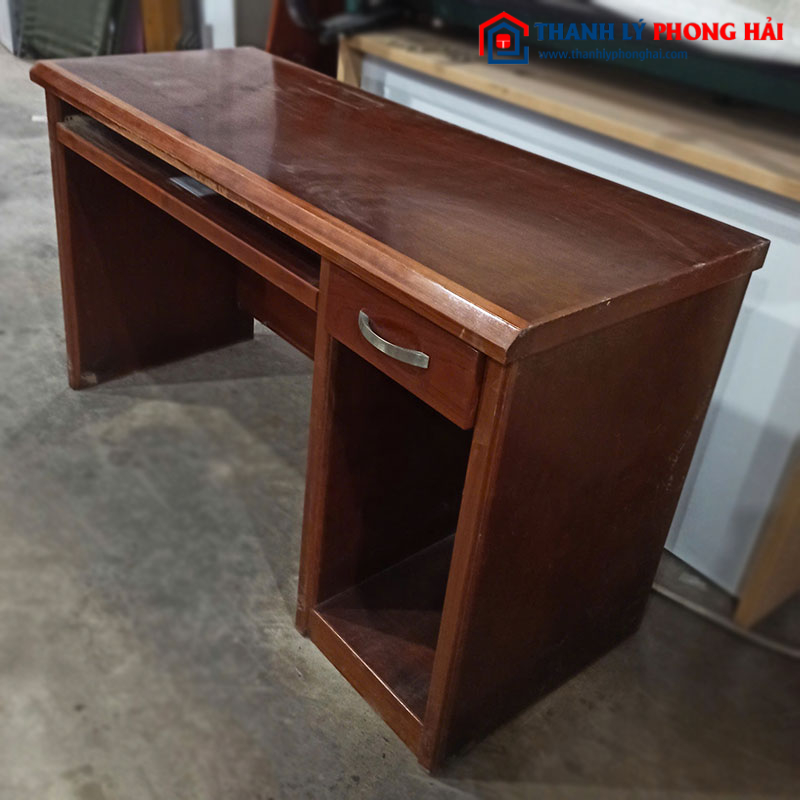 Bàn Làm Việc 1m2 Có Khay Bàn Phím Trượt Cũ