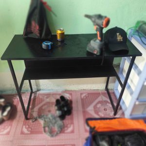 Bàn Máy Tính Mặt Gỗ Chân Sắt 1m Cũ