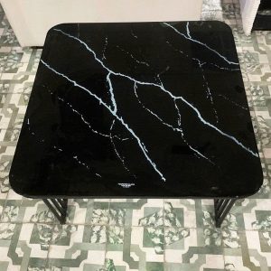 Bàn Sofa 60cm Mặt Kính Giả Vân Đá Mới 99%