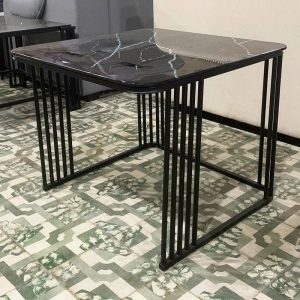 Bàn Sofa 60cm Mặt Kính Giả Vân Đá Mới 99%