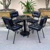 Bộ Bàn Ghế Cafe Lote 5 Món Đệm Vuông Mới 99%