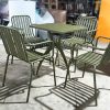Bộ Bàn Ghế Cafe Sắt Sân Vườn Mới 99%