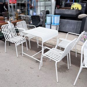 Bộ Bàn Ghế Sân Vườn Cafe Sắt Mới 99%