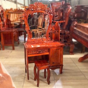 Bộ Bàn Trang Điểm Gỗ Tràm Kèm Ghế Mới 99% (Nhiều Mẫu)