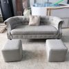 Bộ Sofa Đính Nút Chester Kèm Bàn Cũ