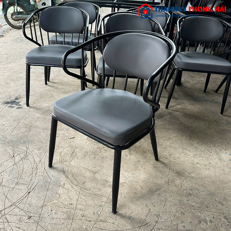 Ghế Bành Cafe Bọc Da Mới 99%