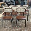 Ghế Cafe Tựa Lưng Mắt Cáo Mới 99%