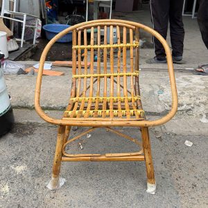 Ghế Mây Thư Giãn Lót Chiếu Cói Cũ