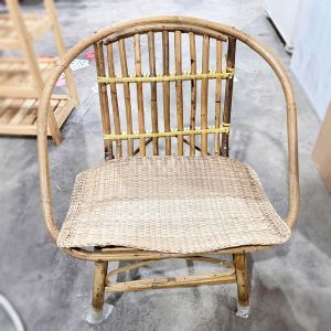 Ghế Mây Thư Giãn Lót Chiếu Cói Cũ