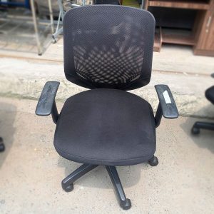 Ghế Xoay Lưới Lưng Thấp Tay Chữ T Cũ