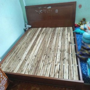 Giường Ngủ Gỗ Đầu Cao 1m6 Cũ