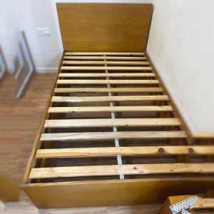 Giường Ngủ Gỗ Đầu Giường Cao Cũ (Nhiều Kích Thước)