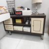Kệ Tivi 1m2 Gỗ Công Nghiệp Chân Kim Loại Cũ