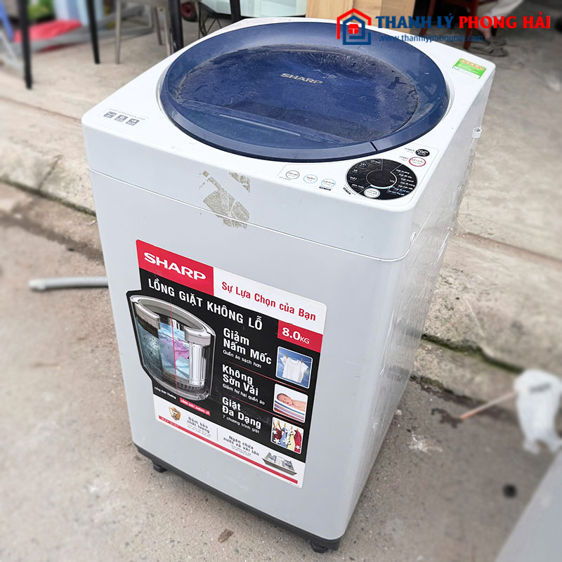 Máy Giặt Sharp Lồng Đứng 8kg Cũ