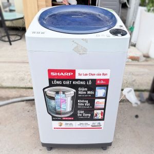 Máy Giặt Sharp Lồng Đứng 8kg Cũ