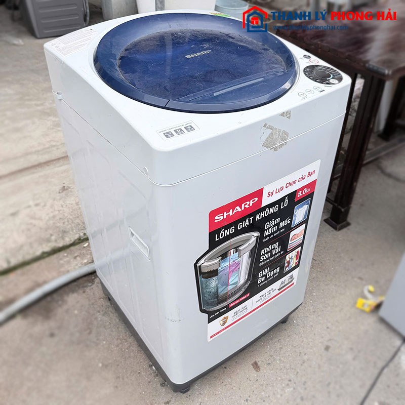 Máy Giặt Sharp Lồng Đứng 8kg Cũ