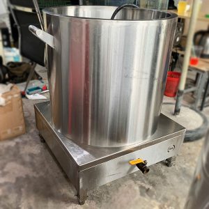 Nồi Nấu Phở Điện Công Nghiệp 150L Inox Cũ
