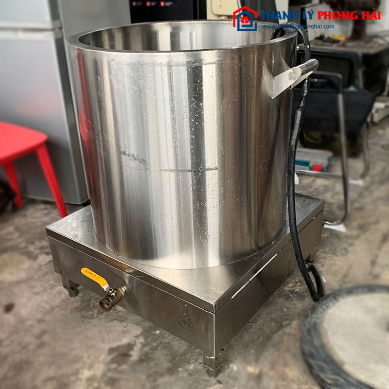 Nồi Nấu Phở Điện Công Nghiệp 150L Inox Cũ