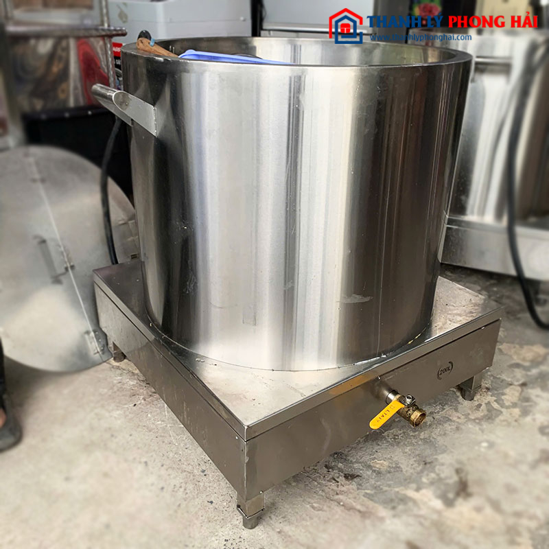 Nồi Nấu Phở Điện Inox 200L Cũ