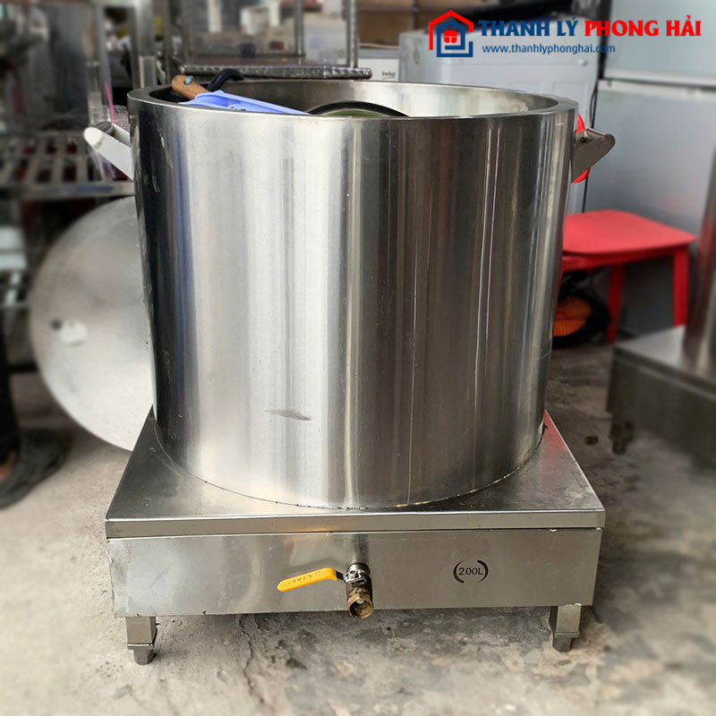 Nồi Nấu Phở Điện Inox 200L Cũ